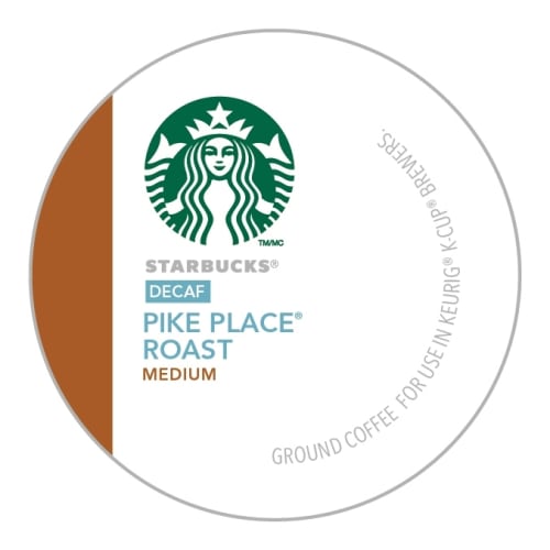 GuestSupply US Starbucks Pike Place Roast K Cup Coffee Decaf